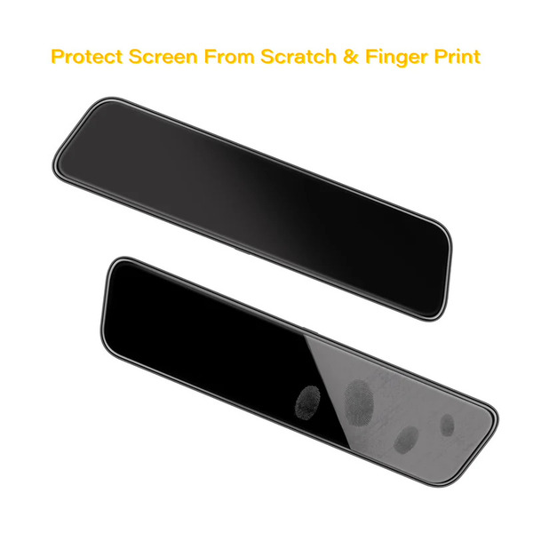 WOLFBOX 12-Inch Anti-Glare Film for Rear View Mirror Dash Cam