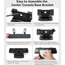 WOLFBOX Center Console Base Bracket for All G-Models Mirror Dash Cam Mount  