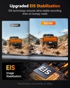 WOLFBOX X3 PRO 2.5K 60FPS Dash Cam, Front, Rear, WiFi, GPS, 64GB, Starvis 2