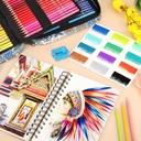 KALOUR 120 Color Pencil Set in Nylon Case - Complete Coloring Set