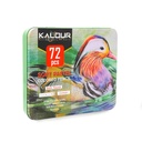 KALOUR 74 Pastel Color Pencil Tin Box Set - Perfect for Artists