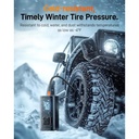 Wolfbox 12000mAh & 150PSI Heavy Duty Tire Inflator - Double-Cylinder 58LPM