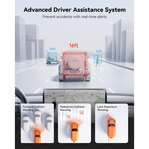 WOLFBOX G850 PRO 4K Mirror Dash Cam - Advanced Safety & Clarity