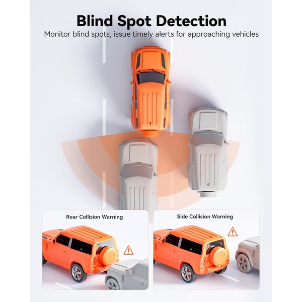 WOLFBOX G850 PRO 4K Mirror Dash Cam - Advanced Safety & Clarity