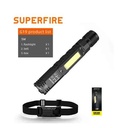 SUPERFIRE G19 Right Angle Flashlight Torch Camping Load shedding 200 Lumens