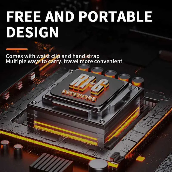 SUPERFIRE R1-G High-Power LED Flashlight - 36W Rechargeable Torch with Zoom