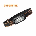 SUPERFIRE Mini Portable Outdoor Camping Headlamp Rechargeable HL05-D 120lm