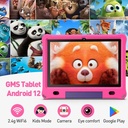 PRITOM Learning Kids Tablet 10.1" HD - 3GB RAM, 64GB Storage, WiFi - Pink