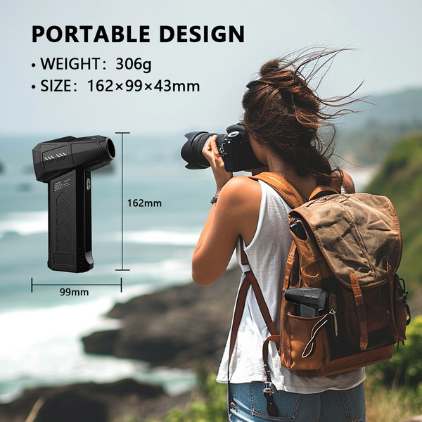 BLWR 302 Portable Turbo Air Fan Jetfan Blower -Handheld Cleaner & Hairdryer