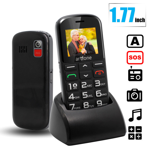 ZS Device New 1.8 ARTFONE CS182 DUAL SIM SENIOR PHONE