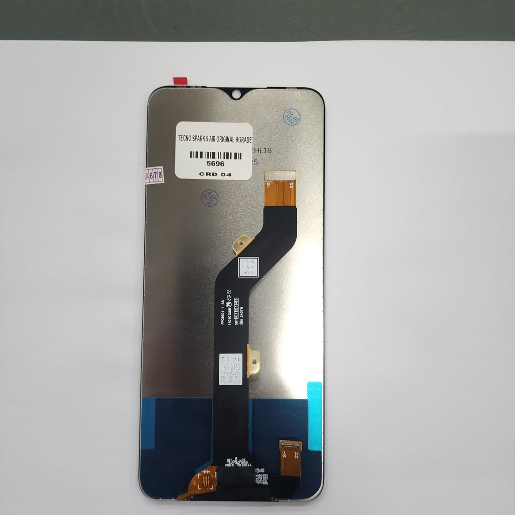 LCD TECNO SPARK 5 AIR ORIGINAL BGRADE BLACK RRP1849
