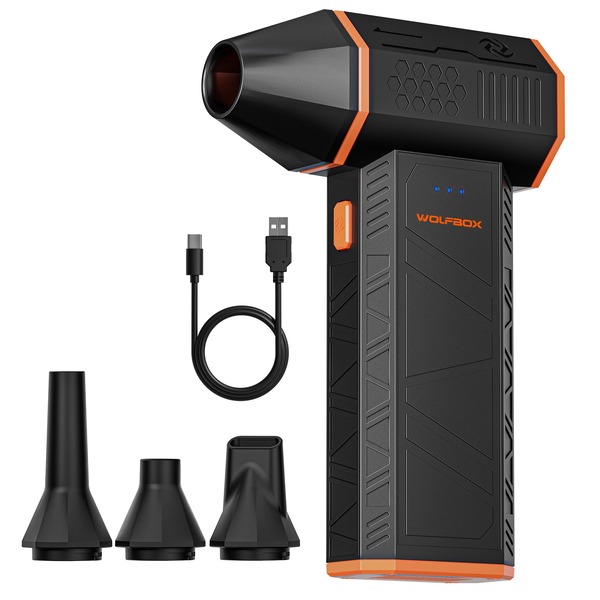 WOLFBOX MF50 Electric Air Duster - 110000RPM Cordless Mini Blower