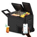 WOLFBOX 12V Car Fridge Freezer - 45L Dual-Zone Portable Electric Cooler