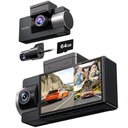 WOLFBOX i17 4K 3 Channel Dash Cam WiFi, GPS, 64GB Card and Night Vision