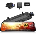 WOLFBOX G930 10" Inch 4K Mirror Dash Cam WiFi GPS 64GB Dual Cam
