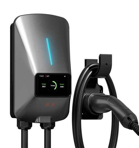 [6871] WOLFBOX 7kW WiFi Smart EV Charger - 7.6m Cable, 230V AC Single-Phase